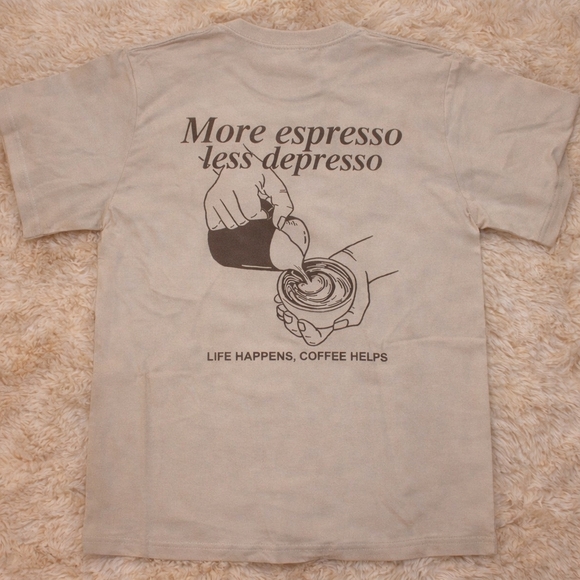 Boutique Tops - More Espresso, Less Depresso Tee
